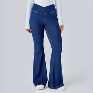 HALARA Indigo Flare Jeans
